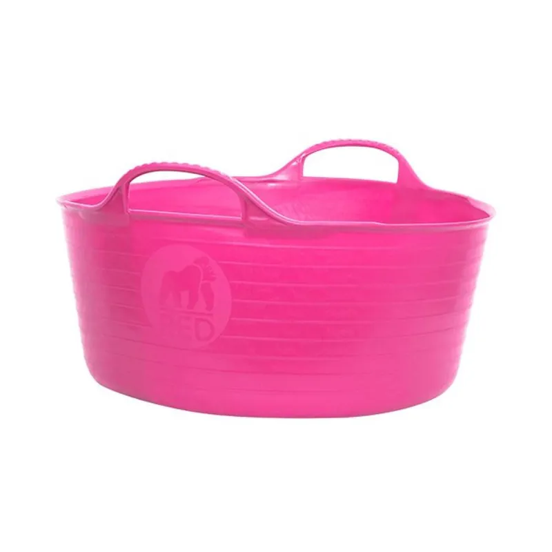 Red Gorilla TubTrug Flexible Small Shallow 15 Litre Pink